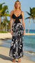 Summer Beach Front Slit Pants