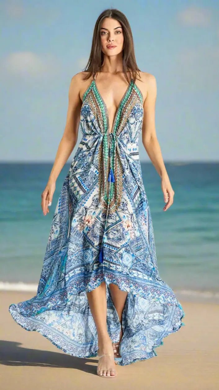 Summer Dresses for Women - Premium Resort Wear | Luxury Maxi Dress for Vacation & Cruise | Club Moda