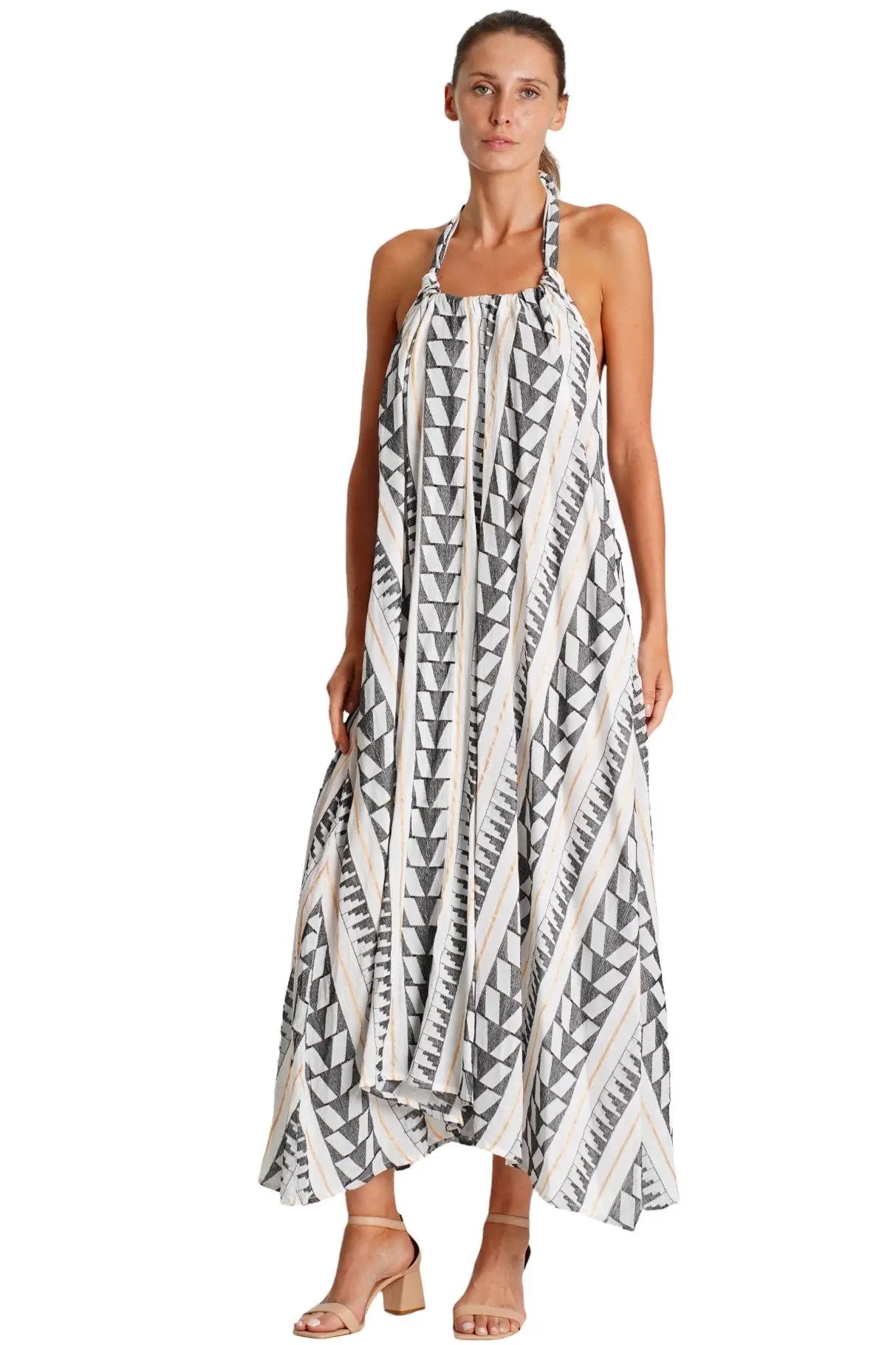 Summer Halter Neck Dress La Moda Clothing