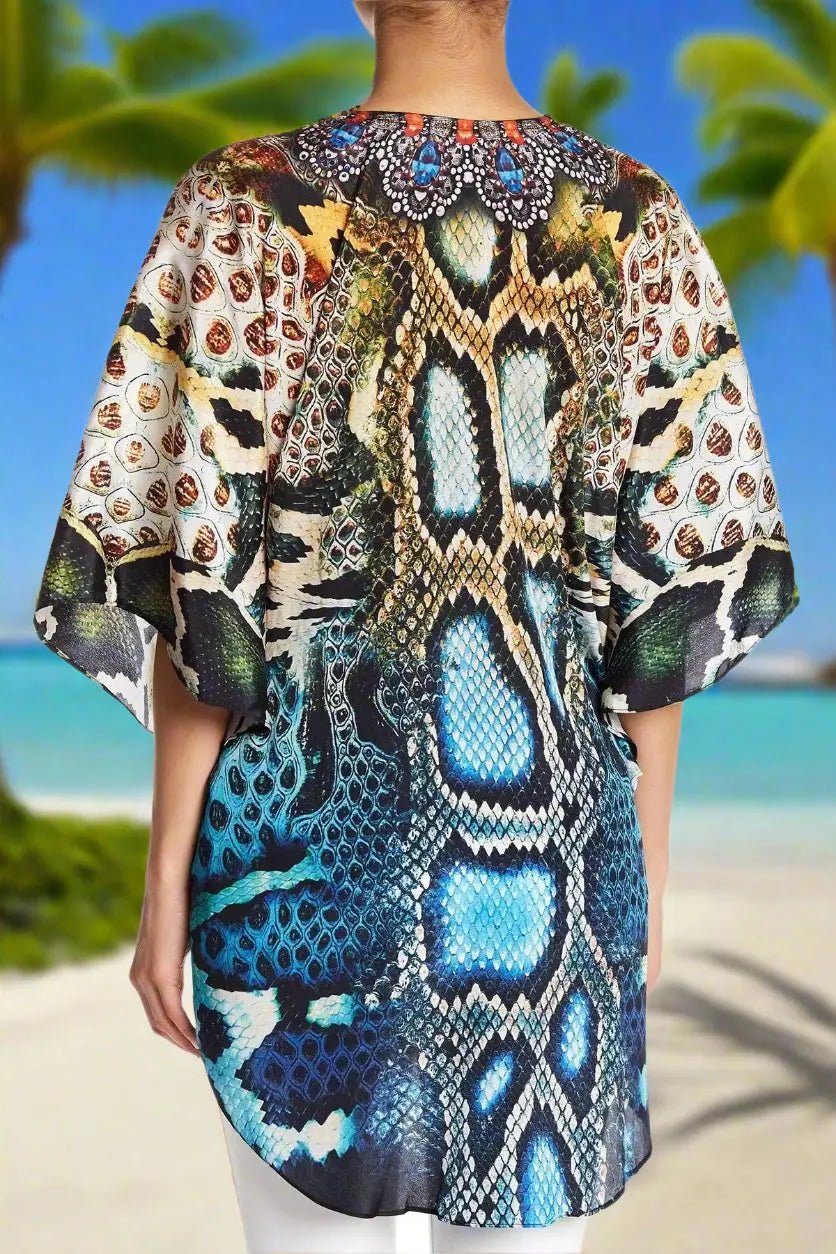 Summer Kaftan Dress for Women - Designer Caftan | Elegant Kaftan Cover Up Dress | Club Moda USA
