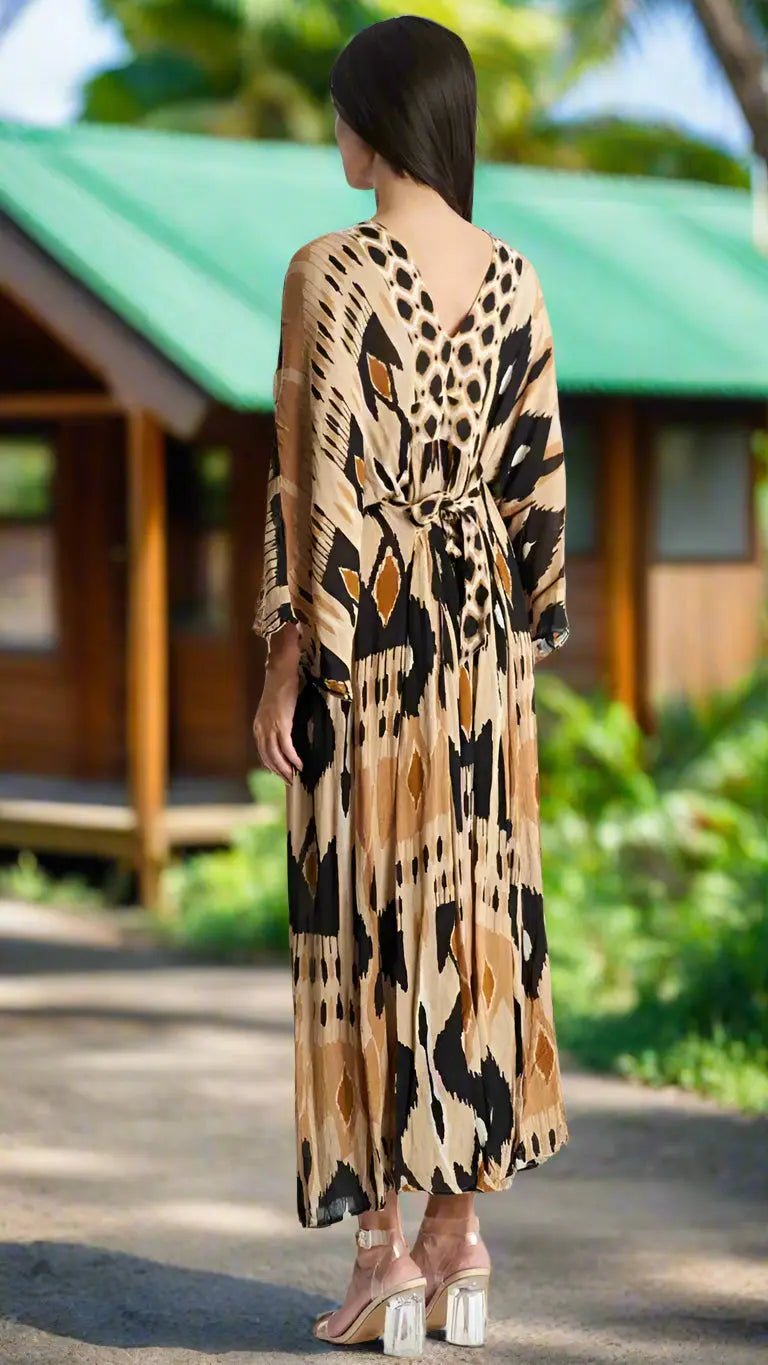 Summer Maxi Dresses for Women - Designer Beach Dress | Elegant Kaftan Cover Up Dress | Club Moda USA