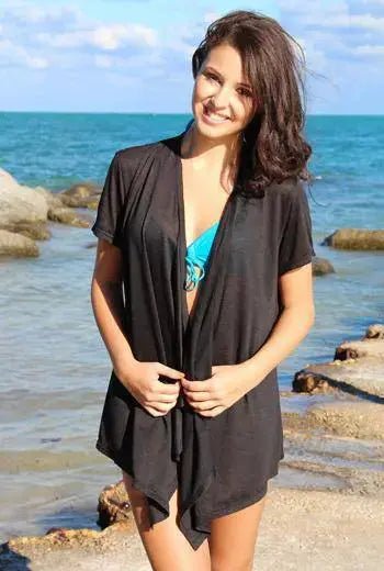 Swim Cover Up Kimono - Premium Resort Wear | Luxury Kimono for Vacation & Cruise | Club Moda