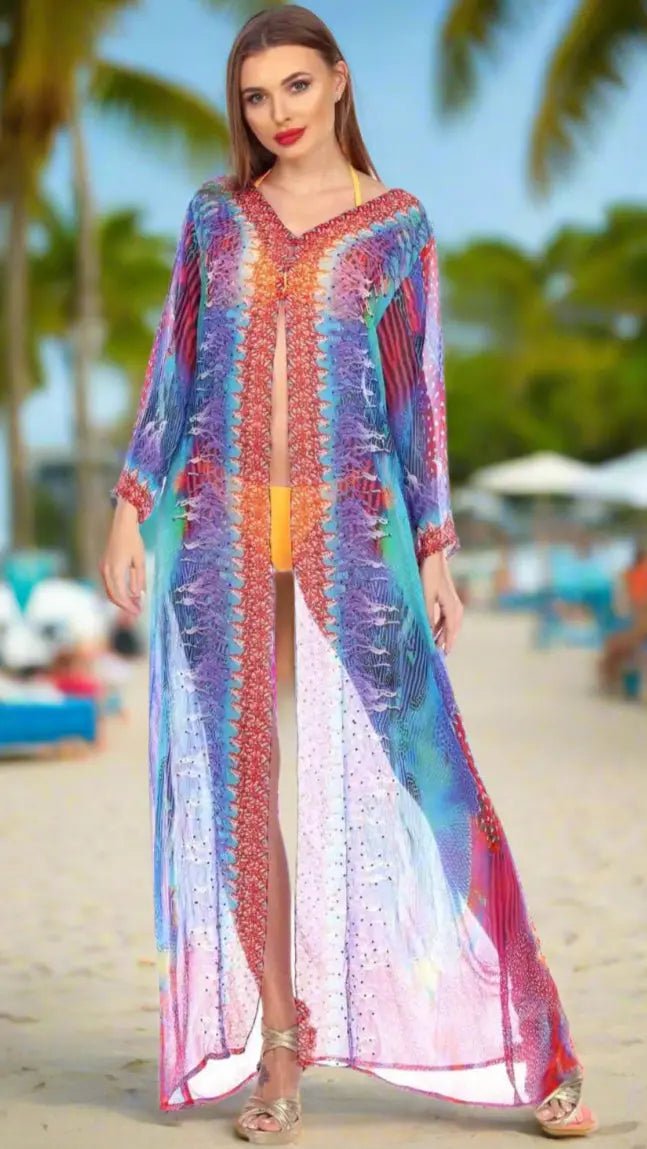 Swimwear Cover Up Sheer  Kimonos For Women Lamodaclothing Coverups