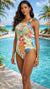 Tropical Leaf One-Piece Swimsuit