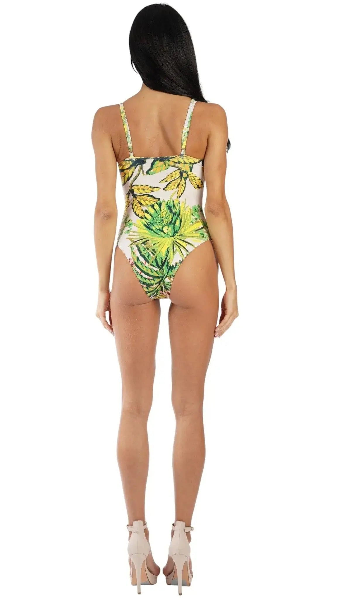 Tropical One-Piece Swimsuit – Luxury Resort Wear Swimwear | Club Moda Club Moda One Piece Swimsuit
