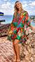 Tropical Print Beach Mini Dress