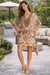 Vibrant Print Kaftan Dress – Beach Vacation Wear