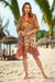 Bold Floral Boho Summer Dress