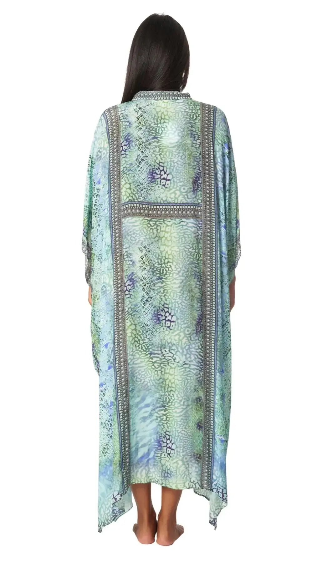 Women's Designer Maxi Caftan Pool Party Gown Dress La Moda Clothings Long Caftans