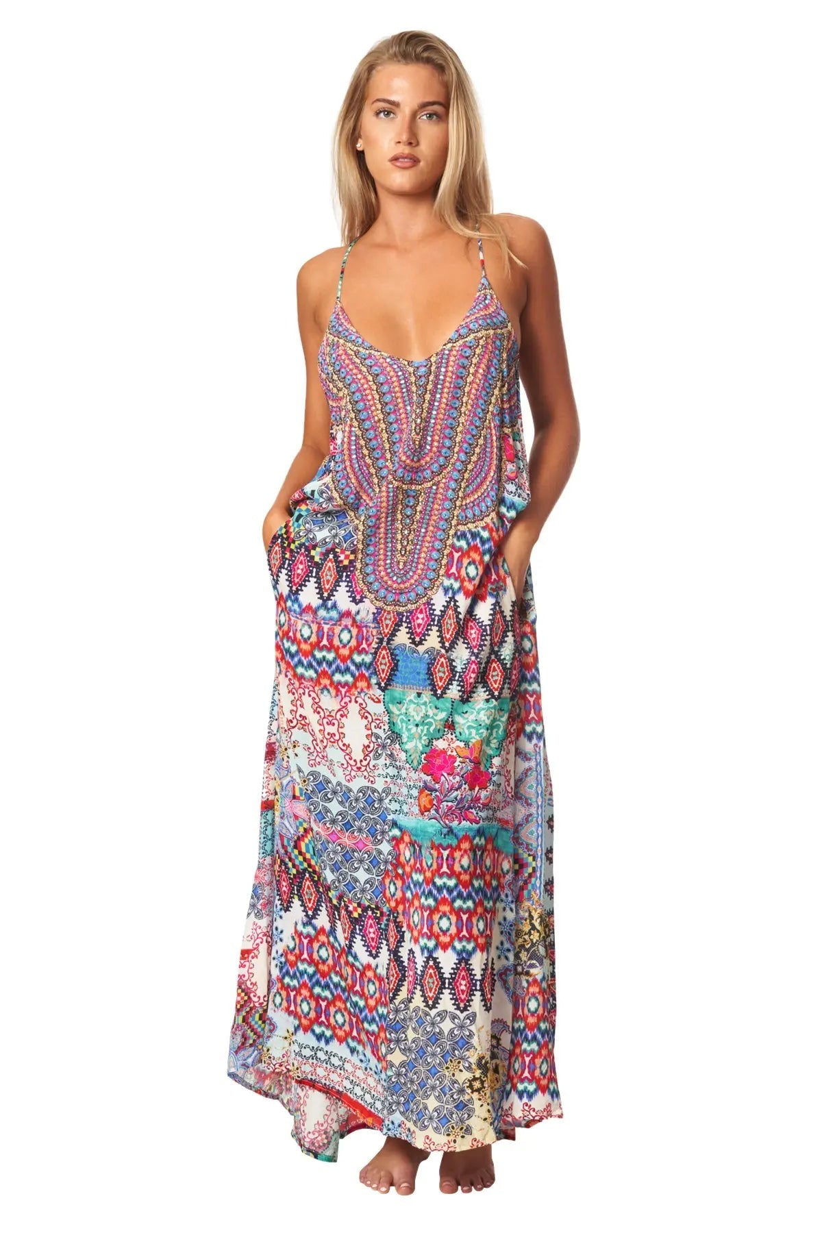 Women's Maxi Dresses with Pockets La Moda Clothings